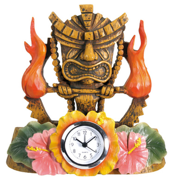 Tiki Fire Clock